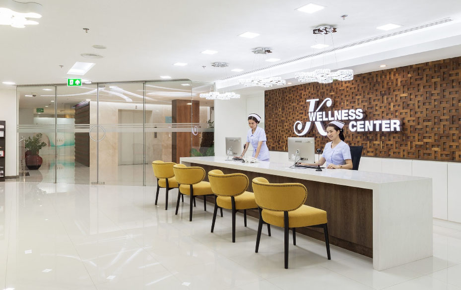 Reception at the hospital’s Wellness Center
